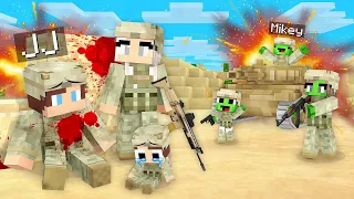 How Mikey Family and JJ Family Became War in Minecraft (Maizen)