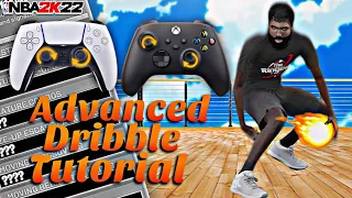 *NEW* ADVANCED DRIBBLE TUTORIAL NBA 2K22 + BEST DRIBBLE MOVES 2K22! LEARN HOW TO 360 PEAK TODAY!