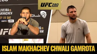 RAPORT Z ABU DHABI: ISLAM MAKHACHEV CHWALI MATEUSZA GAMROTA PRZED UFC 280