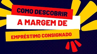 Como descobrir a margem de empréstimo consignado?