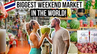 INSANE Market is BIGGEST IN THE WORLD! | Chatuchak Weekend Market Bangkok