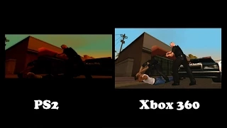 GTA San Andreas: Xbox 360 vs. PS2  Comparison - San Andreas HD 720p gameplay