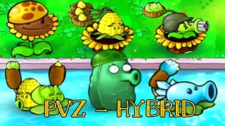 15 - PVZ Hybrid really fun game and one of hardest challenge 2 | PVZ HARD MOD