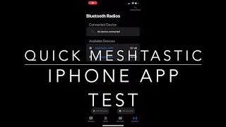 Meshtastic iOS test 1