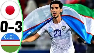 Japan vs Uzbekistan 0-3 - All Goals and Highlights - 2024 🔥 THE FINAL