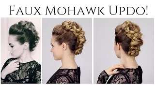 Faux Mohawk Updo!