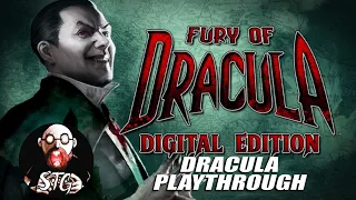 Fury of Dracula - Dracula Playthrough - 4 Vs 1 Turned Based Strategy Game- Gameplay and Walkthrough