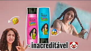 TESTEI O SHAMPOO e CONDICIONADOR da SKALA MAIS CACHOS ME SURPREENDEU MUITO!! #cachos