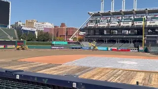 Progressive Field renovations well underway one week after the conclusion of the 2023 season