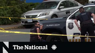 2 suspects killed, officers shot in daytime robbery in B.C.