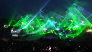 Tomorrowland 2012 Mainstage - Fatboy Slim - Show Laser HD