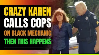 Crazy Karen Calls Cops On Black Mechanic Fixing Her Car. Then This Happens