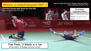 FINAL BWF WTF 2021 | Minion (INA) vs Takuro Hoki/Yugo Kobayashi (JPN) | MD | Final Game Highlights