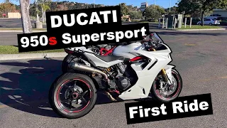 Fully Modded Ducati 950s Supersport - First Ride