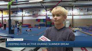 Local gymnastics summer camp is helping kids stay healthy for the summer