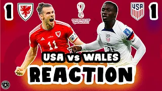 USMNT 1 Wales 1 MATCH REACTION 🇺🇸 🏴󠁧󠁢󠁷󠁬󠁳󠁿