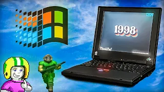 Топовый Ноутбук из 1998 года IBM ThinkPad 390E Ностальгия Windows 98!