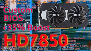 HD7850 2Gb Тесты в играх и разгон. STOCK vs OVERCLOCK. + custom driver