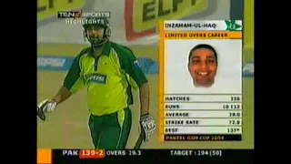 Pakistan v Sri Lanka at Lahore ODI run chase 14 Oct 04