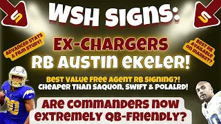 🚨After The Film: WSH Signs Pro Bowl RB Austin Ekeler to 2 Yr Deal! PERFECT Fit for Kingsbury Offense