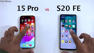 iPhone 15 Pro vs SAMSUNG S20 FE - Speed Test