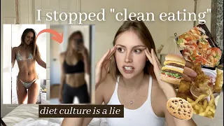 I stopped "clean eating"... and this happened