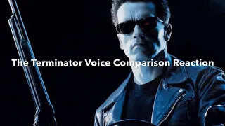 The Terminator Voice Comparison Reaction