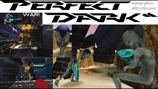 Perfect Dark Split Screen Co-Op - Perfect Agent - WAR!