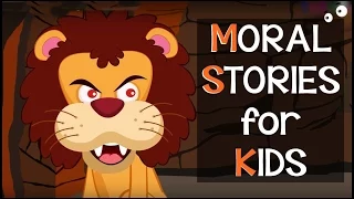 SHORT STORY for CHILDREN | The Lion and The Mouse Story, Lion and Hare Story