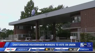 Chattanooga Volkswagen workers to vote on unionization in the 1st test of recruiting drive