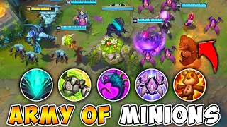 WE SUMMONED AN ARMY OF MINIONS AND SWARMED THE ENEMY! (1000 MINIONS)