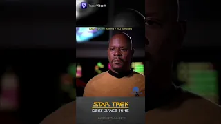 Captain Kirk, Spock, & Sisko | Star Trek DS9 S05E06 'Trials and Tribble-ations ' #shorts #startrek