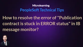 How to resolve the error of "Publication contract is stuck in ERROR status" in IB message monitor