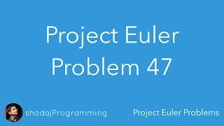 Project Euler using Scala: Problem 47