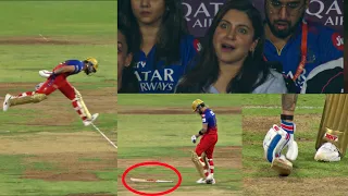 Anushka Sharma eyes got big when Virat Kohli ran without bat to avoid run out during RCB vs GT