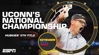 Celebrating UConn's title 🏆 The Huskies' dominance, Dan Hurley's coaching & blue blood status | KJM