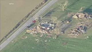 Areas across US deal with deadly tornado, storm outbreak that caused widespread damage