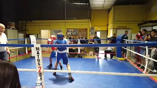 Combat de boxe anglaise minimes