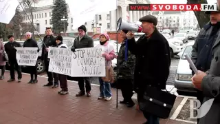 Виступ активіста перед судом Єресько