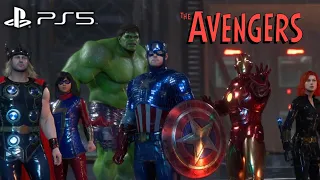 Classic Avengers PS5 Full Walkthrough Gameplay - Marvel's Avengers Game