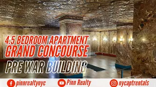 Huge 4.5 Bedroom Apartment Pre-War - Grand Concourse, The Bronx | Bronx Apartment Tour|Pinn Realty