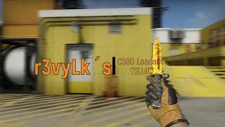 Counter Strike Global Offensive Loadout Yellow by r3vyLK