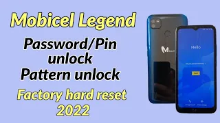 Mobicel Legend Password Pin Pattern unlock. Mobicel Legend factory data reset without PC