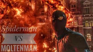 Spider-Man And Mysterio vs Molten Man Part 1 - Spider-Man: Far From Home (2019) 4K #Spiderman