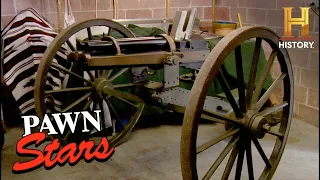 Pawn Stars: Seller Asks $75,000 for Huge Cannon! (Season 4)