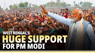 West Bengal's impressive support for PM Modi during roadshow in Jalpaiguri