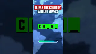 Guess The Country Without Vowels 2 - Amazing Quiz