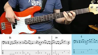 Neil Young - Cinnamon Girl (Bass cover with tabs)