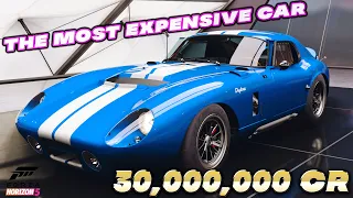 Forza Horizon 5 - Expensive CAR -  Shelby Cobra Daytona Coupe Review & Customization | Insane!