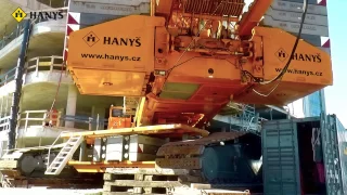 Hanyš - LIEBHERR LR 1750 (největší jeřáb v ČR a SR)